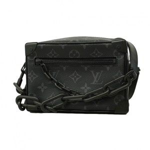 Louis Vuitton Monogram Eclipse Mini Soft Trunk Shoulder Bag M44735 Black Men'...